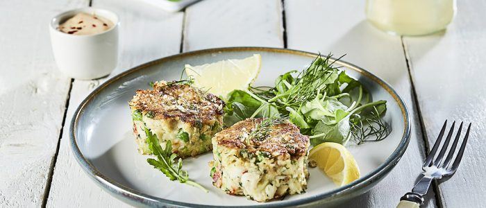 Cod and Chorizo fishcakes with spicy mayo - Stir it up Magazine
