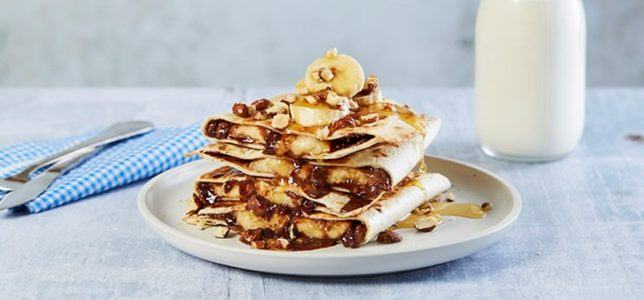Chocolate Spread & Banana Quesadilla - Stir it up Magazine
