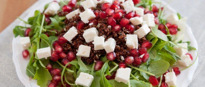 Lion Quinoa, Feta &amp; Pomegranate Salad - Stir it up Magazine