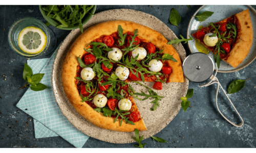 Creamy ‘Caprese’ Pizza - Stir it up Magazine
