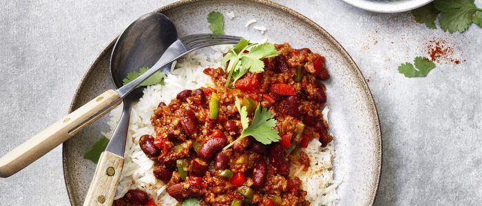 Vegetarian Chilli with Garden Gourmet Mince - Stir it up Magazine
