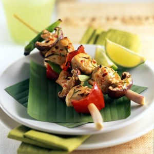 Chilli and Chicken Ginger Skewers - Stir it up Magazine