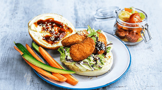 Vegan Nugget Burger - Stir it up Magazine