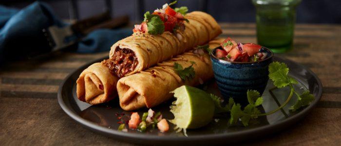 Pulled Pork Chimichanga - Stir it up Magazine
