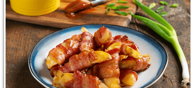 McCain Bacon-Wrapped BBQ Wedges - Stir it up Magazine