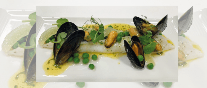 Brown Butter Sole with Peas and Mussels - Stir it up Magazine