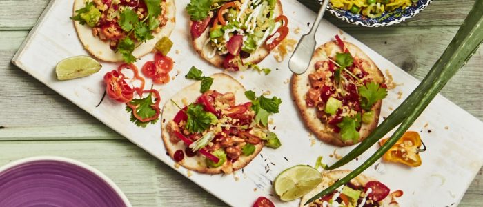 Chicken and Chorizo Tostadas - Stir it up Magazine