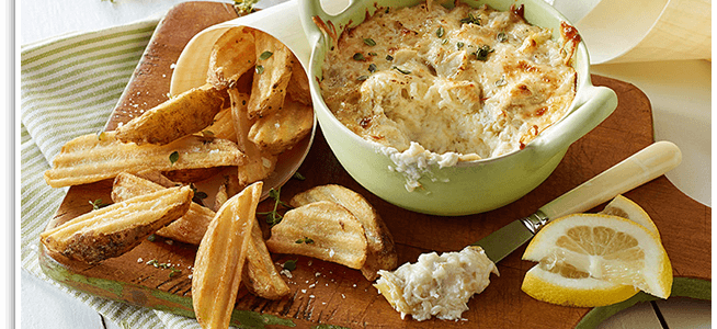 McCain Cheesy Crispers Asiago & Artichoke Dip - Stir it up Magazine