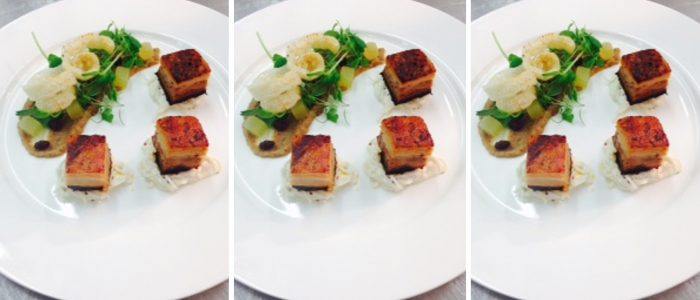 BBQ spiced belly pork with apples & celeriac By Seymour Millington - Stir it up Magazine