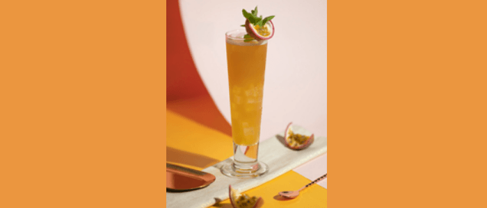Sparkling Passion Fruit Lemonade - Stir it up Magazine