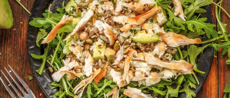 Grilled chicken breast and artichoke salad - Stir it up Magazine