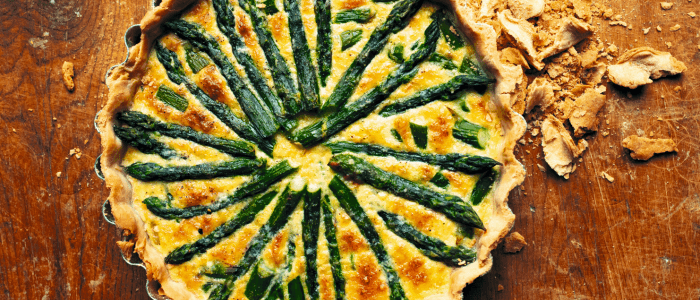 Angela Hartnett’s Asparagus Quiche - Stir it up Magazine