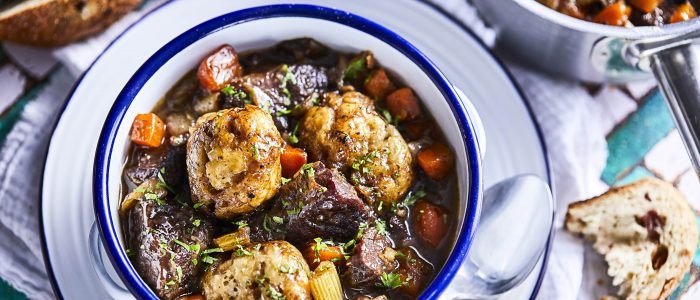 Beef Stew with Dumplings - Stir it up Magazine