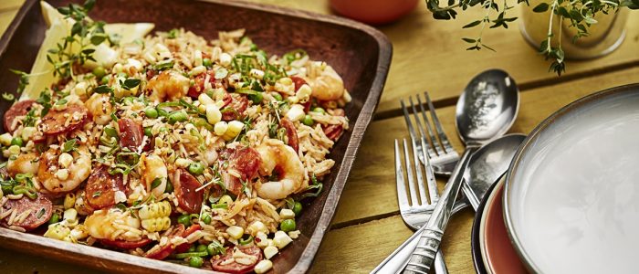 Peri Peri Prawn & Chorizo Gumbo - Stir it up Magazine