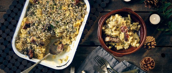 Pigs in Blankets Mac ‘n’ Cheese - Stir it up Magazine