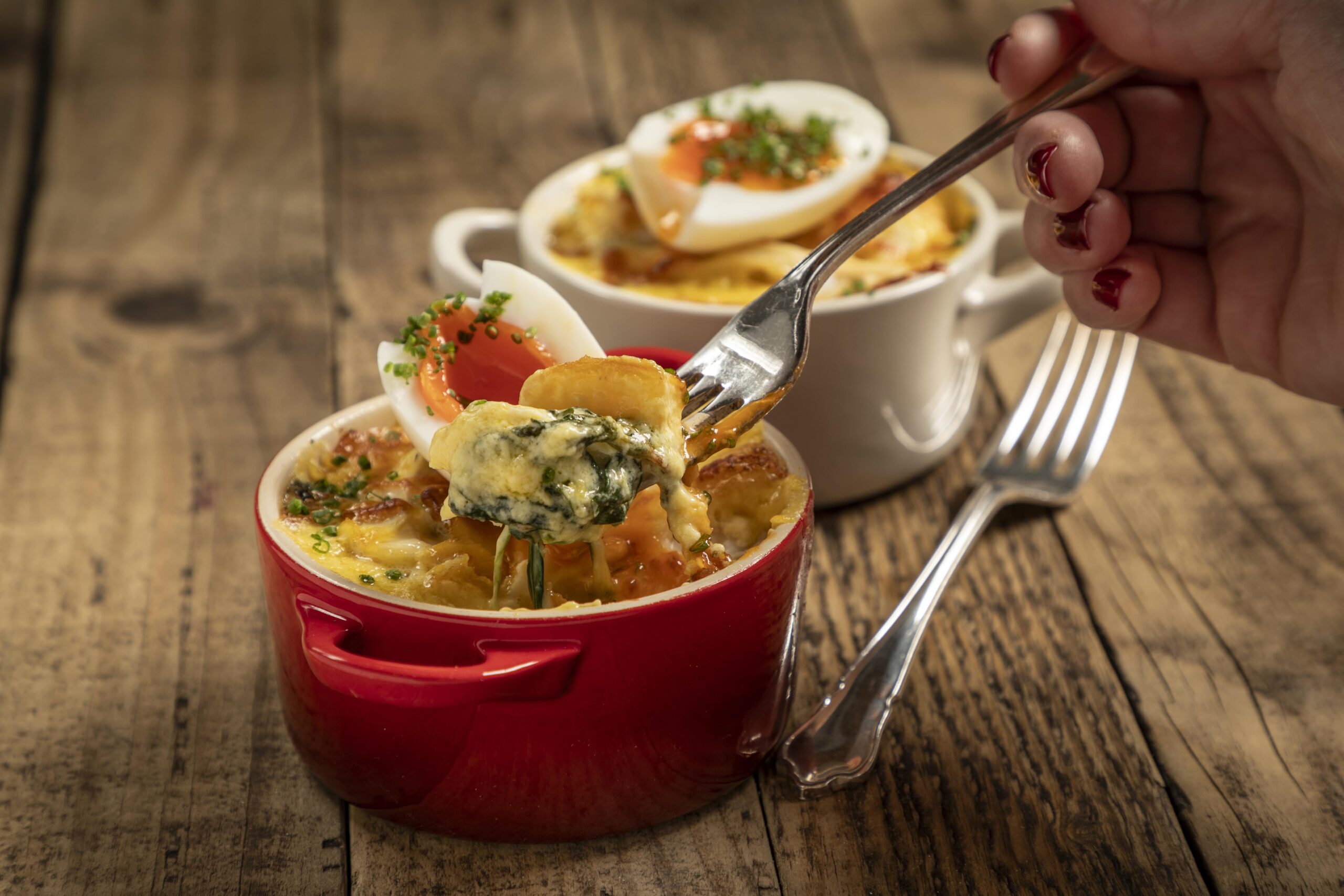 Macphie Smoked Haddock, Potato and Spinach Hash Pots Stir it up Magazine