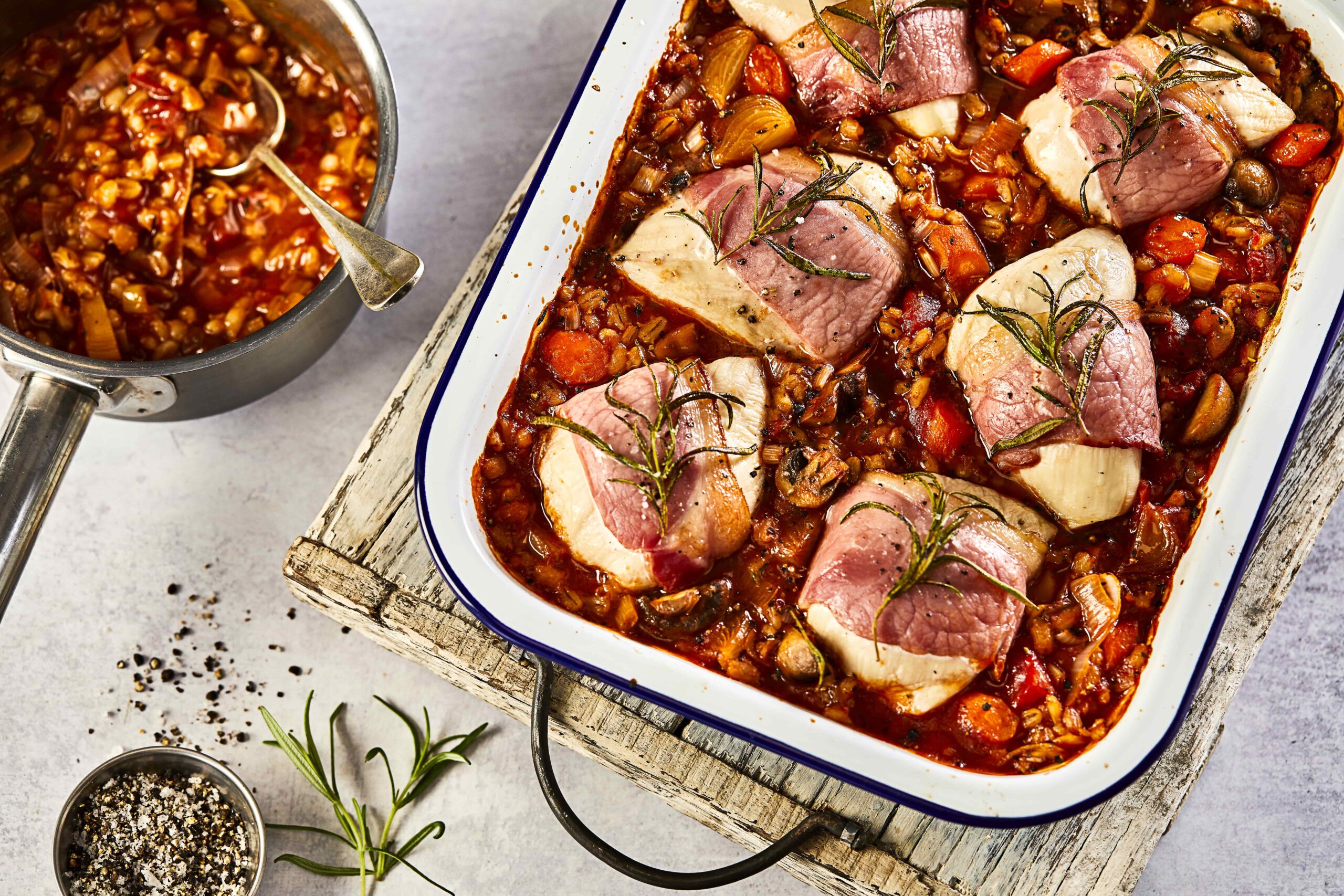 Chicken And Bacon Tray Bake - Stir it up Magazine