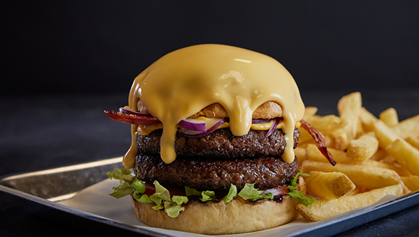 Cheese Crown Double Bacon Burger - Stir it up Magazine